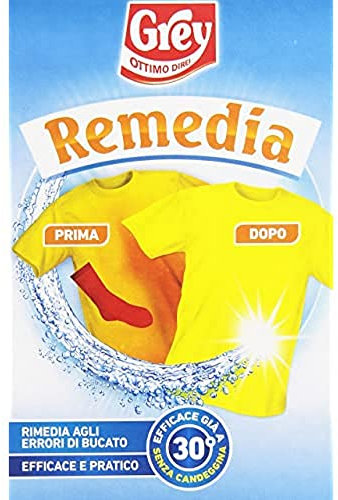 Grey Trattamento in Polvere per Rimediare Agli Errori di Bucato, 200g