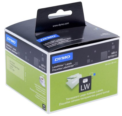 DYMO Große Adress-Etiketten 99013 36 x 89 mm (BxH) für DYMO LabelWriter 300-, 400-, 450-Serie, 4XL