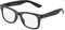 Ultra Noir Lunettes Cadres Classiques Verres Transparents Enfants Fille Garçon Costumes Fêtes Déguisements Fantaisie Intello Geek Hipsters