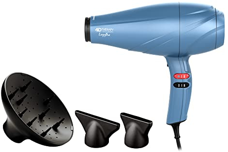 Gama Italy Professional Leggerio Ion 4D Therapy - Secador de pelo, 2400 W de potencia