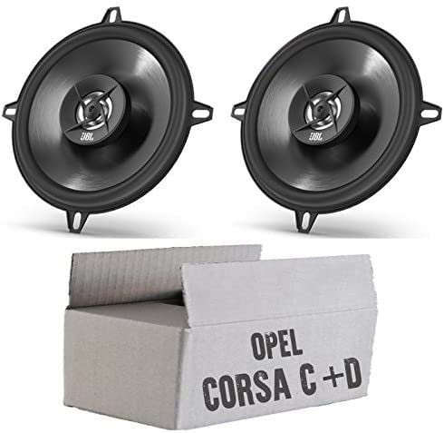 Lautsprecher - Einbauset passend mit JBL Stage2 524 | 2-Wege | 13cm Koax für Opel Corsa C + D Tür hinten