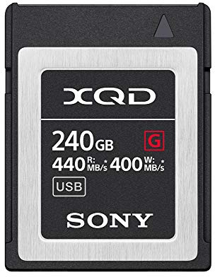 Sony QDG240F-R XQD-Speicherkarte (240 GB, G Serie)