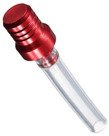 JenNiFer Anti Reverse Gas Fuel Petrol Tank Cap Valve Vent Breather Pipe ATV Pit Dirt Bike - Red