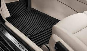 BMW 5er-Serie (F10) Original-Fußmatten für vorne und hinten, für alle Jahreszeiten, Baujahr 2013–2016, Schwarz