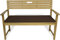 Rollmayer Bankkissen Bankauflage Sitzkissen Bankpolster Auflage für Bänke in Haus und Garten Kollektion Vivid, 1 Stück (Braun 28, 120x50x8cm)