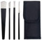 Pedicure Knife Set, 4 PCS Pedicure Knife for Feet Ingrown Toe Nail Correction Nippers Clipper Remover with Storage Bag