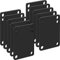Outus 10 Stück 3mm Skateboard Riser Shock Pads Longboard Rise Mats Skateboard Shock Mat Soft Longboard Shockpads