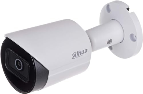 DAHUA Technology Lite IPC-HFW2531S-S-0280B-S2 Sicherheitskamera, IP-Sicherheitskamera, für Innen- und Außenbereich, 2592 x 1944 Pixel, Wand, Schwarz/Weiß