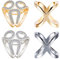 4 Stück Schal Ringe,Goldene Schalschnalle,Modisch Schal Clips,Schal Verschluss Ring,Halstuch Clip,Metall Schals Schnalle,Schalring Clip,Wird Für Damenschals Und Seidenschals Verwendet