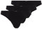 bruno banani Herren Strings Bale - 3er Set - Bequeme Herren Strings - Atmungaktive Mikrofaser - Hohe Bewegungsfreiheit - Niedrige Bundhöhe schwarz, M
