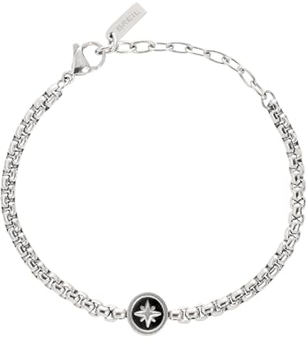 Breil TJ3219 Bracciale in acciaio per uomo Acciaio inossidabile, Nessuna pietra preziosa
