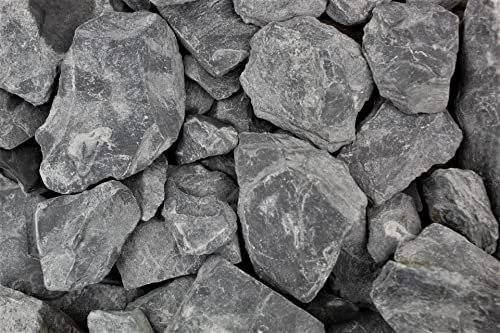 Ziersplitt 1 kg Ardesia Slate Nero gewaschen 10-30 mm Körnung Splitt Gartenkies Teichkies Dekokies Deko Wegkies Wegsteine Zierkies