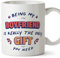 MUGFFINS Boyfriend Mug - in English - I'm The only Gift You Need - Funny Gift - Ceramic 11oz Mug