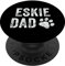 Retro Eskie Dad Papa Vatertag American Eskimo Hundeliebhaber PopSockets mit austauschbarem PopGrip