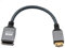 System-S Cavo HDMI 20cm 4K UHD 60Hz Mini Maschio a Femmina Standard Intrecciato Adattatore