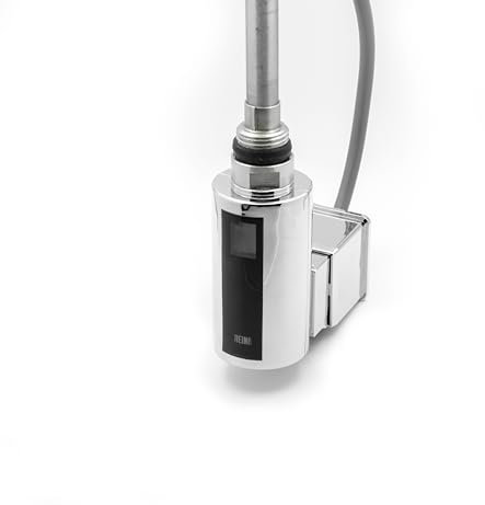 AQUAWORLD Thermostatisches Heizelement Touch Control Elektrisch für Handtuchheizkörper Chrom Digitales Heizelement für Handtuchwärmer Heizkörper - 600 Watt