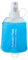 ZESION Blaue weiche Thermosflasche, TPU, faltbar, für Trinkrucksäcke/Laufwesten, Laufen, Wandern, Radfahren, Faltflasche, 150 ml
