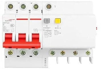 SHMKBDPF Interruttore 3P+N in Aria con protettore differenziale 63a Interruttore magnetotermico 220v protettore differenziale 32a trifase(3P+N-32A)
