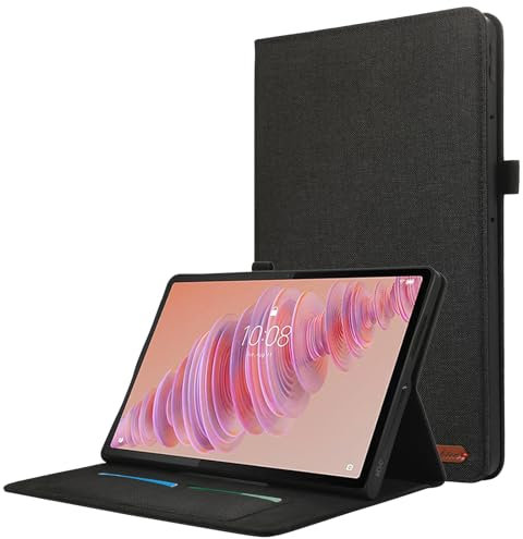 XLTTONG Case for Lenovo Tab Plus 11.5 Inch 2024, Folio Stand Tablet Protective Case Auto Wake/Sleep Funtion Smart Cover (Black)