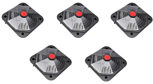Mangloder 5er Set Solar Pool Heizung 735 W, Solarkollektor für Schwimmbad und Pool, 71,5 x 71,5 cm, mit Bypass Anschluss für Garten, Outdoor, Whirlpool, Spa, Aufstellpool, Zubehör