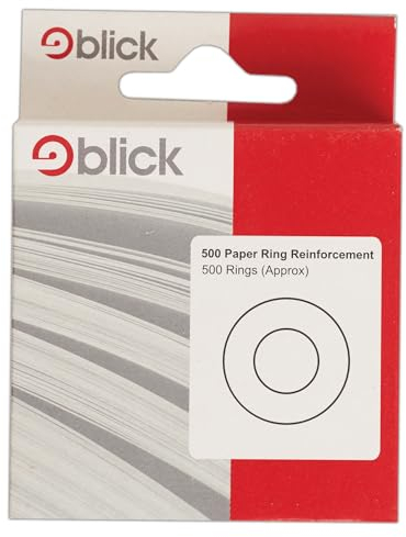 Blick RS222255 Verstärkungsringe aus Papier, pro Spenderbox, 500 Stück