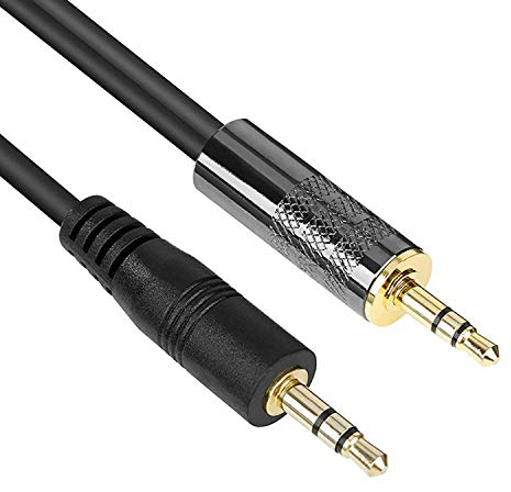 Movo MV-RC100 3.5mm Male Line-in to Male Microphone Attenuator Cable for HDSLR Cameras