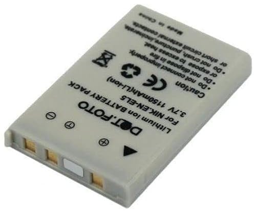 Dot.Foto EN-EL5 Premium 3.7v / 1150mAh Rechargeable Battery for Nikon Coolpix 3700 4200 5200 5900 7900 P3 P4 P80 P90 P500 P510 P520 P530 P5000 P5100 P6000 S10