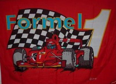 Flagge Fahne Formel 1 rot 90x150cm