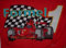 Flagge Fahne Formel 1 rot 90x150cm