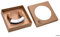 LAGUIOLE - Hachoir berceuse double lame - Planche en bambou - Lame en acier inoxydable - Poignées ergonomiques - Double lame incurvée pour couper facilement tous vos aliments - Taille : 20 X 20 X 2 cm