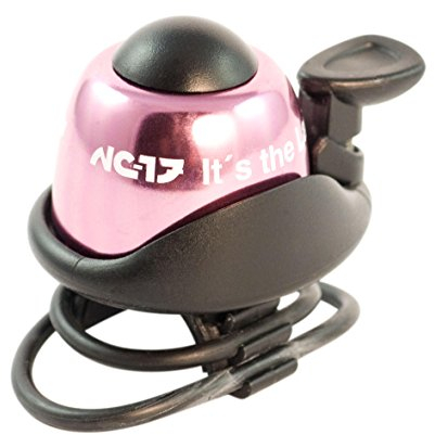 NC-17 Unisex Fahrradklingel Safety Bell Fahrradklingel, pink, Einheitsgröße