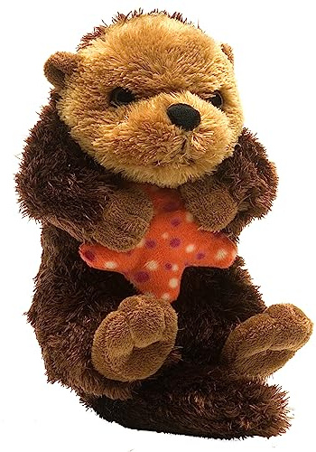 Wild Republic Hug’Ems Sea Otter Plush, Stuffed Animal, Plush Toy, Gifts for Kids, 7 Inches