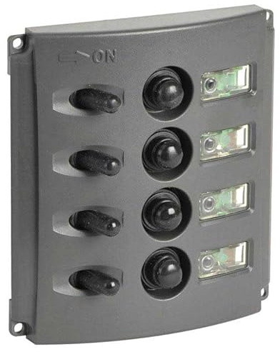 OSCULATI Tableau électrique fusibles Automatique Double LED