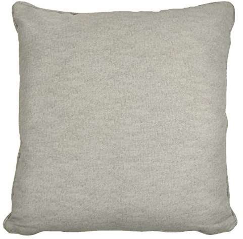 Fusion - Sorbonne - 100% Cotton Filled Cushion - 43x43 cm in Silver
