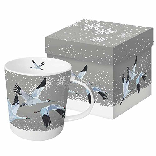 Paperproducts Design 602930 Mug dans Une boîte Cadeau, Papier, Grues de Neige