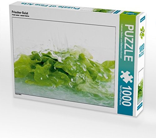 CALVENDO Puzzle Frischer Salat | 1000 Teile Lege-Größe 64 x 48 cm Foto-Puzzle für glückliche Stunden