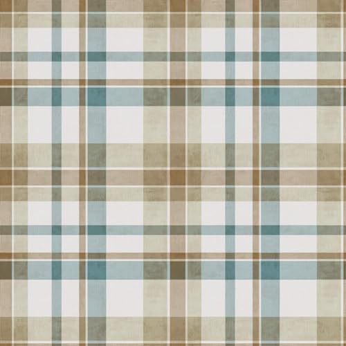 d-c-fix Wachstuchtischdecke Borneo blau 1,10 m x 1,40 m | Tischtuch im Vintage-Stil für den Küchen-, Ess- oder Gartentisch – lebensmittelecht, abwaschbar & wasserdicht