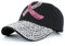 XRDSS Damen Baseball Cap Mädchen Frauen Strass Sommer Outdoor Kappe (Schwarz)