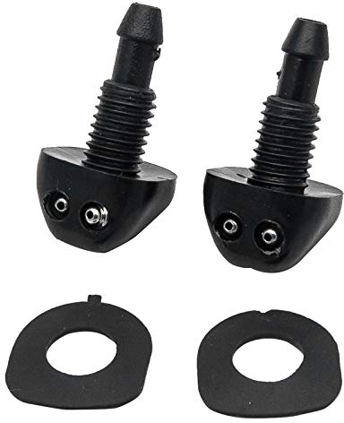 Scheibenwaschdüse - MASO PAIR UNIVERSAL WINDSCHUTZSCHEIBENWASCHER TWIN JET ABGEWINKELTER EINLAUFDRUCK 4MM WWY3