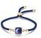 COAI Bracelet Coulissant Lapis Lazuli pour Femme avec Arbre de Vie