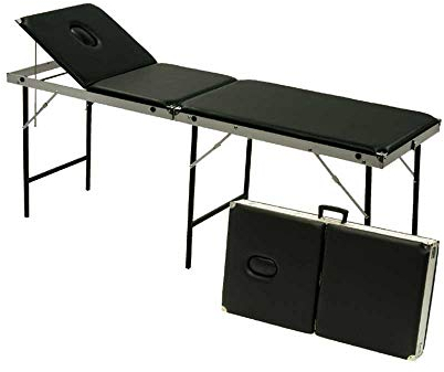 Holthaus Medical Kofferliege Massageliege Koffermassagebank Liege, klappbar, 98x60x16cm, 16kg