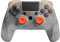 Snakebyte GAMEPAD 4S - grau/orange - Wireless Bluetooth Controller kompatibel mit PlayStation 4 / PS4 Slim/Pro, Analoge Dual Joysticks, Kopfhöreranschluss, Touchpad und Dual Vibration Feedback