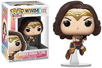 Funko POP! Heroes: WW 1984- Wonder Woman Flying - Metallisch - Wonder Woman 1984 - Vinyl-Sammelfigur - Geschenkidee - Offizielle Handelswaren - Spielzeug Für Kinder und Erwachsene - Movies Fans