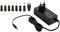 Poppstar Alimentatore Universale CA CC 12 V 3A 50/60Hz con set di 8 adattatori (3000mA, 5,5/2,5mm), cavo da 150 cm