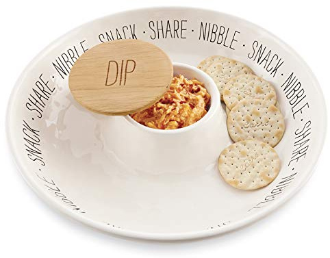 Mud Pie Circa Chip N Dip Set (Bistro Chip n' Dip Server)