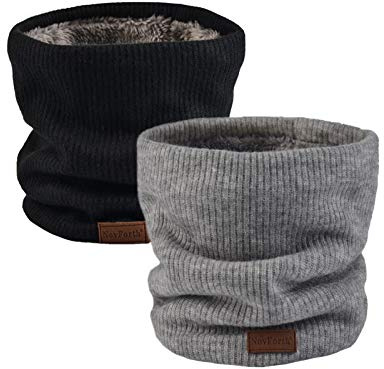 NovForth Winter Halsschlauch Herren Ski, Halswärmer Halstuch Männer Gesichtsschal Damen, Fleece Schal Schlauchtuch für Herren Gamaschenmaske, Winddichte Kreisschlaufenschals