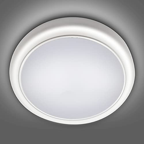 EXTRASTAR Modern Flush Mount Ceiling Light with Motion Sensor, IP65 Waterproof LED Panel for Outdoor & Indoor Use - 12W 960LM 6500K Daylight