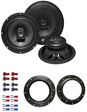 Hifonics VX 62 Lautsprecher mit Einbauset passend für VW Volkswagen T5 Transporter 2003-2015 Türen vorne 360 Watt 165mm 2 Wege Koax