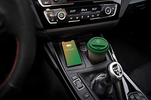 INBAY 15W Handyhalterung Auto Ablagefach Induktiv/Kabellos passend für BMW 1er Serie F20/F21 - Autohalterung Zubehör Innenraum - Qi