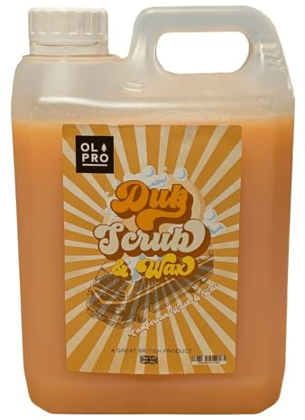 OLPRO Dub Scrub & Wax - 2 Litre - Double Concentrated, multipurpose cleaner perfect for quick, year-round maintenance, for campervans and vans, highly effective removing algae and black marks